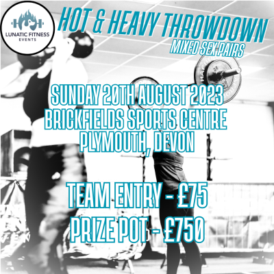 LUNATIC FITNESS' Hot & Heavy Throwdown 2023 logo