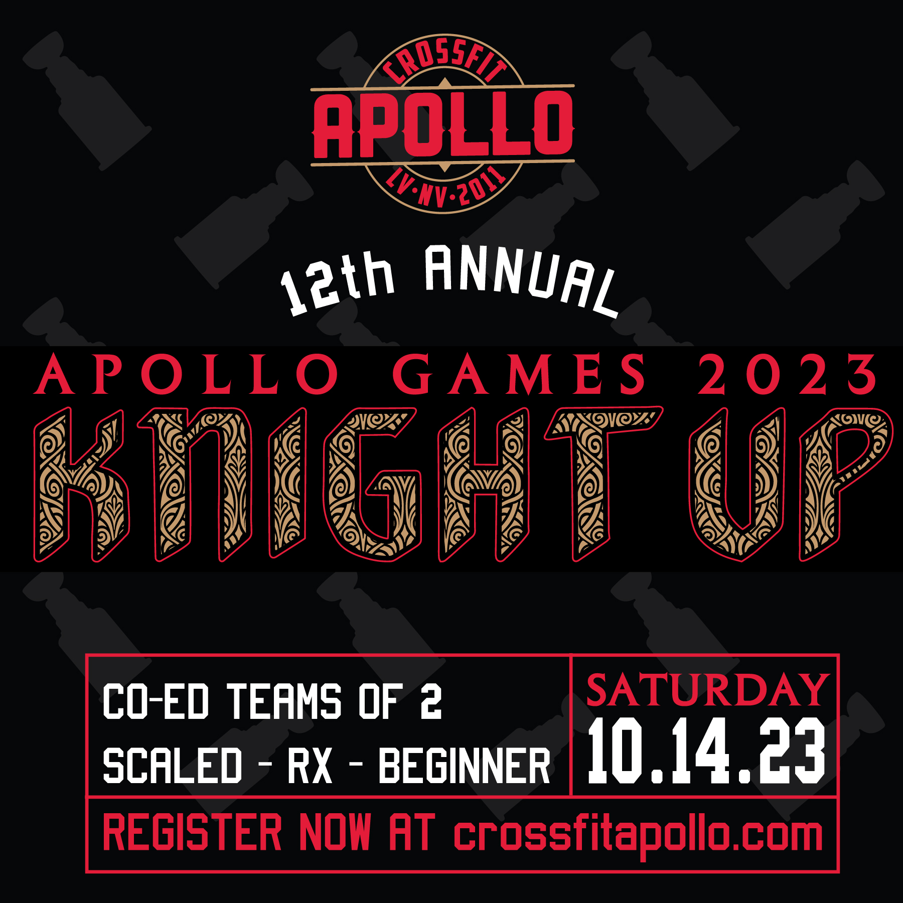 2023 Apollo Games - Knight Up logo