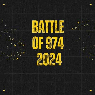 BATTLE 974 2024 logo