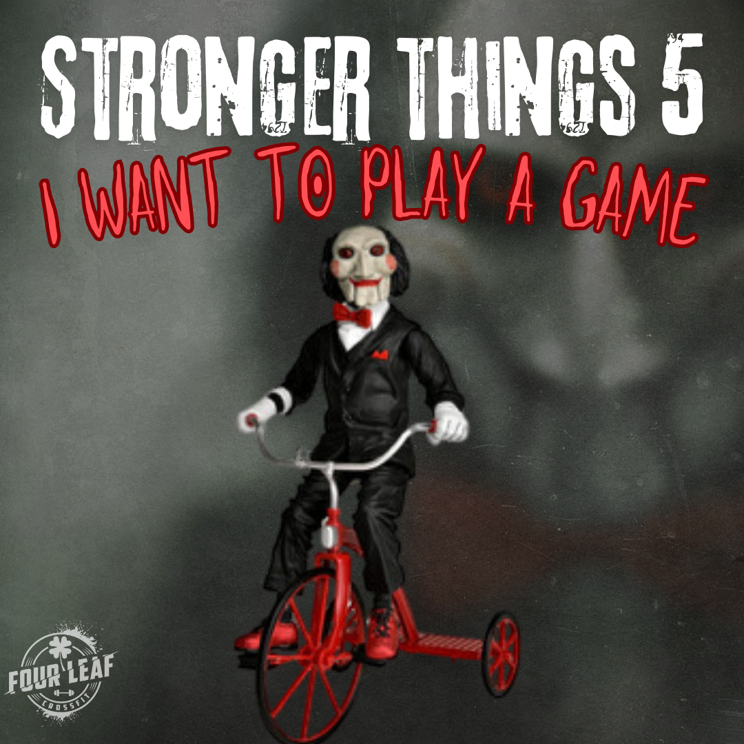Stronger Things 5: I Want to Play a Game  logo