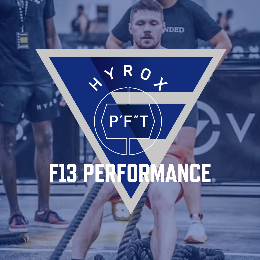 F13 Performance's Hyrox PFT logo