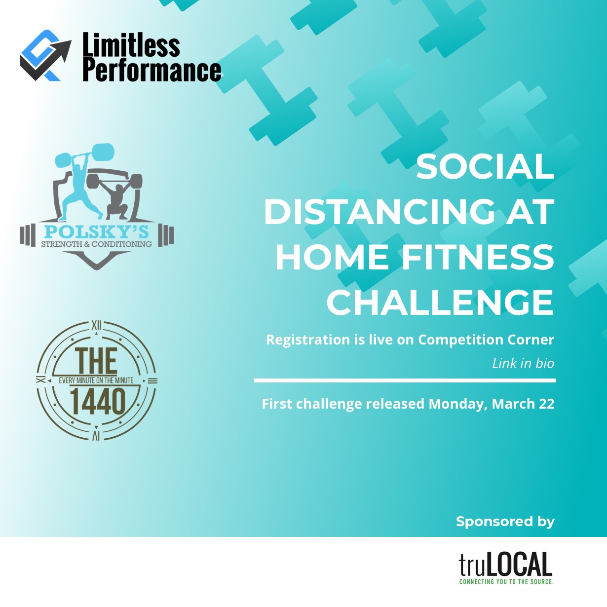 The Social Distancing At Home Challenge logo