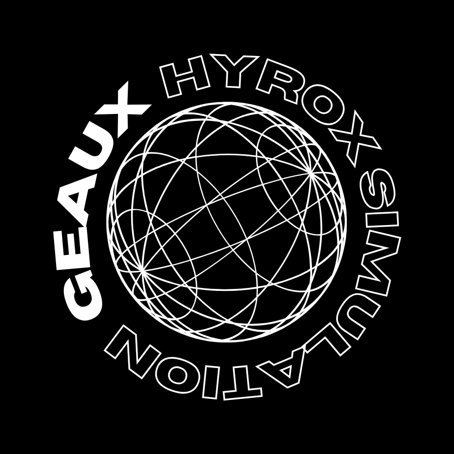 Geaux HYROX Simulation 5/9/26 logo