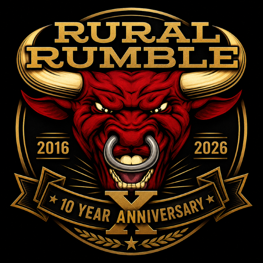 The Rural Rumble- 10 year anniversary logo