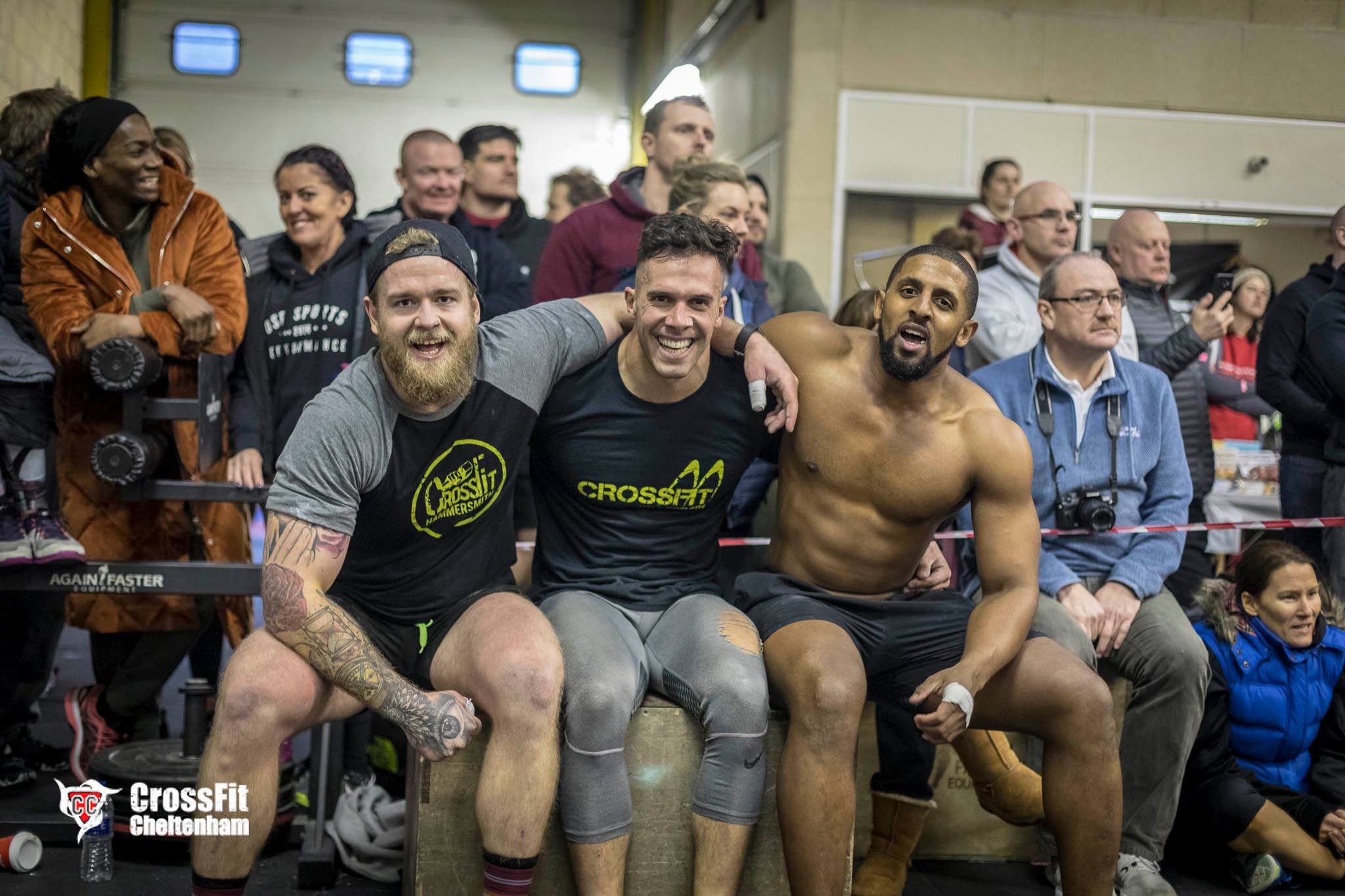 THREE OF A KIND THROWDOWN APRIL 2018 at CROSSFIT CHELTENHAM  logo