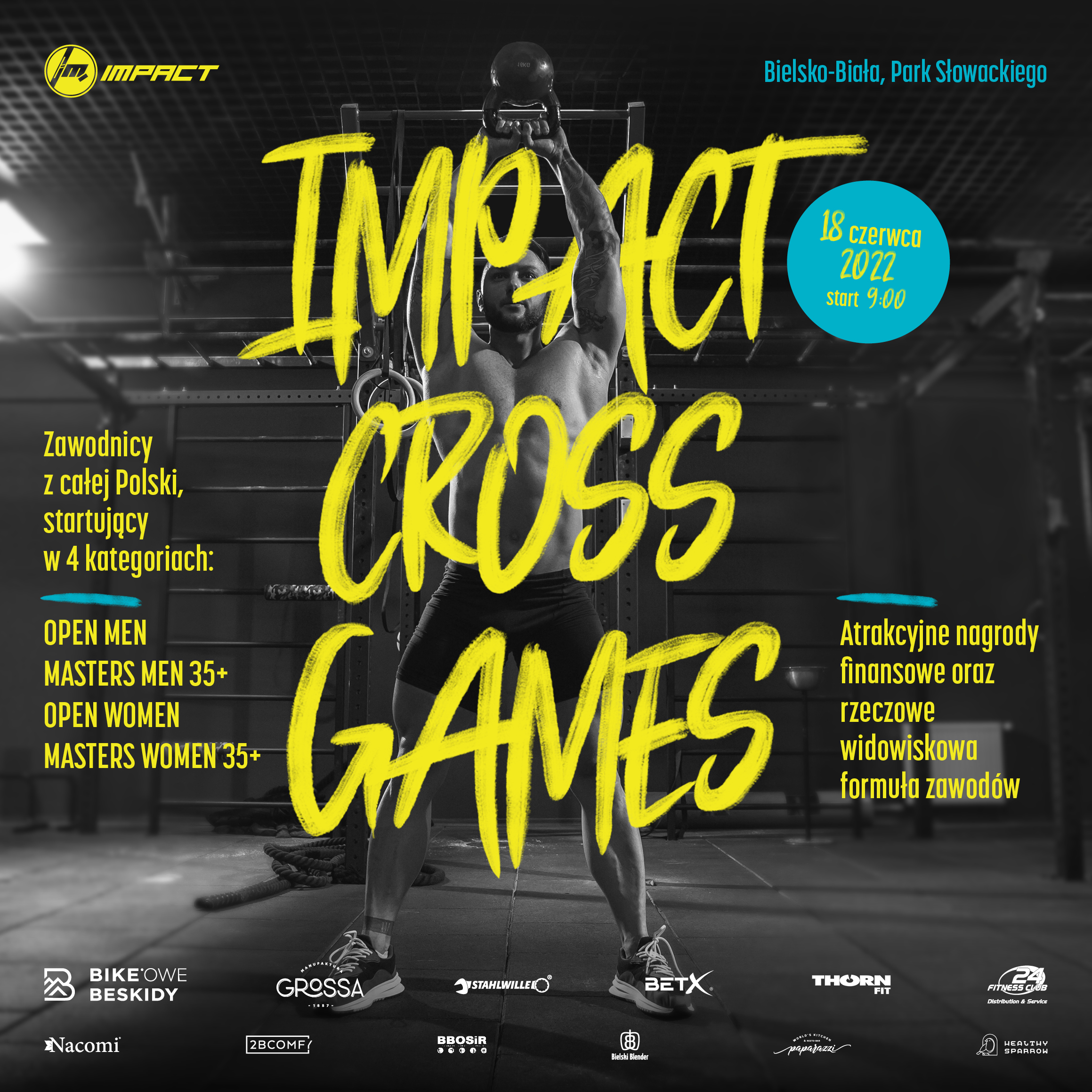 IMPACT CROSS GAMES logo