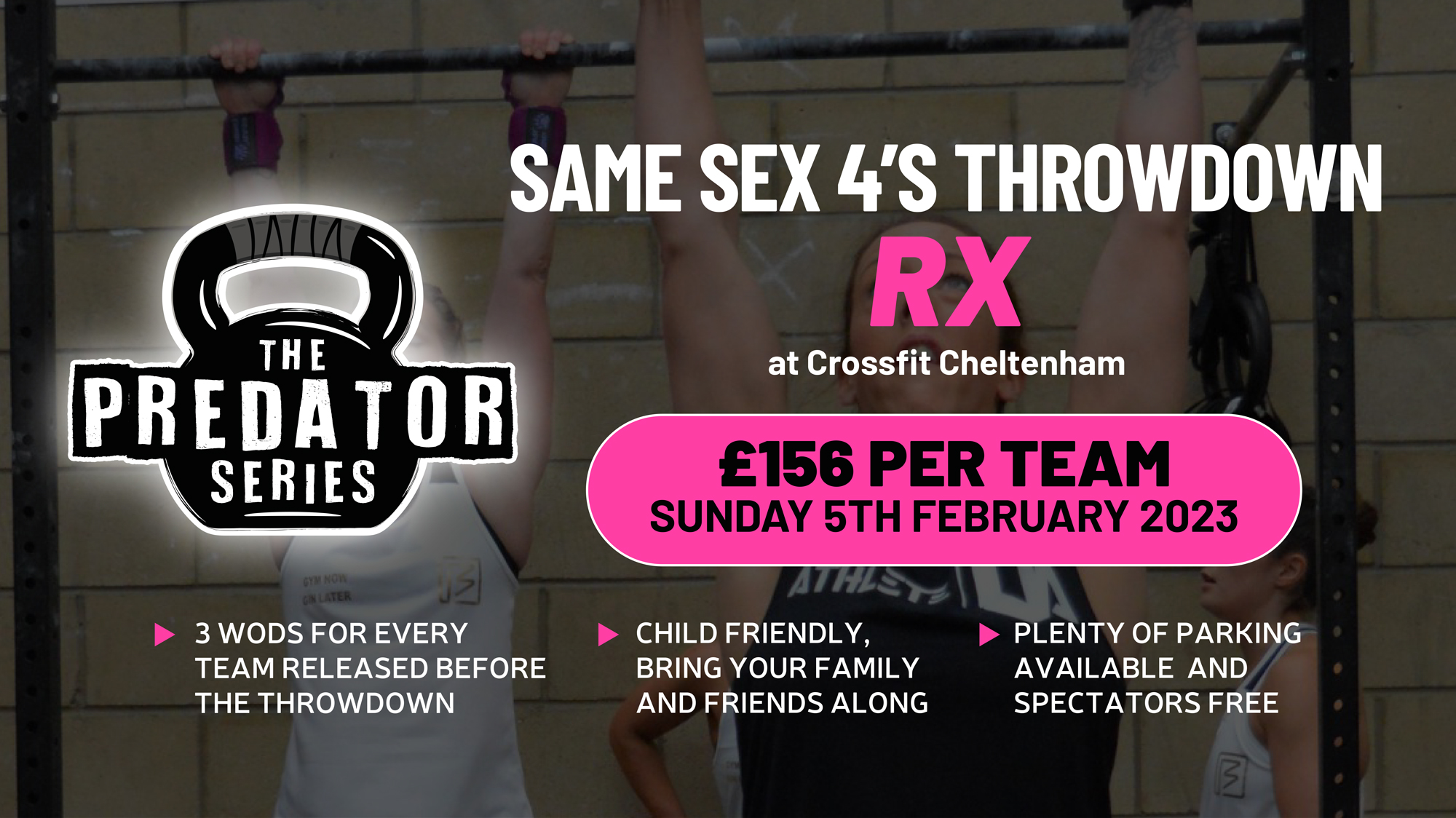 The Predator Series Same Sex 4's - Rx Throwdown 2023 logo