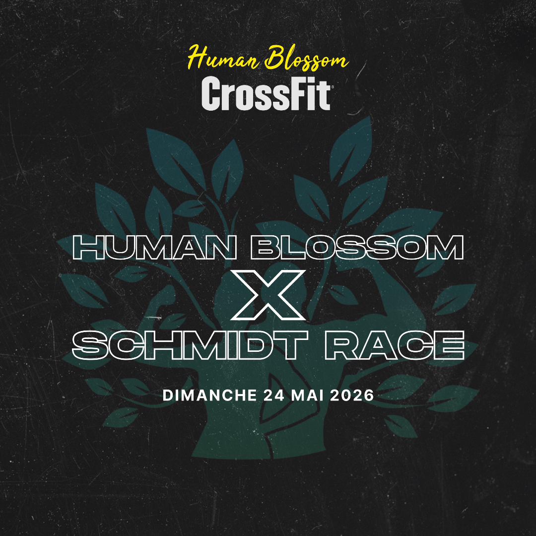 Human Blossom x Schmidt Race logo
