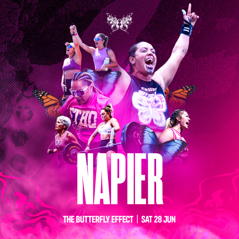 BUTTERFLY EFFECT NAPIER 2025 logo