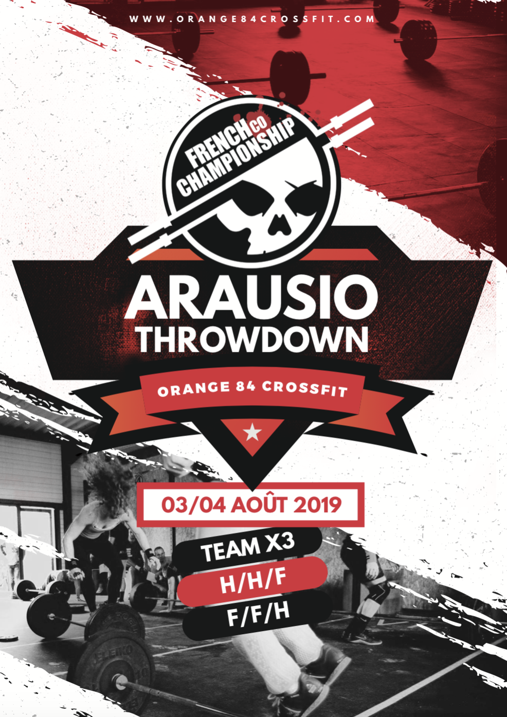 La French Co Championship - ARAUSIO Throwdown logo