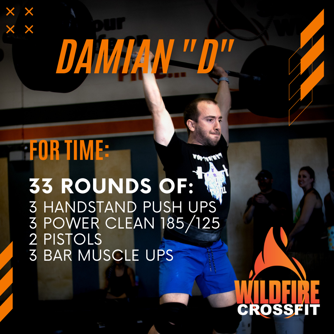 Coach Damian Hero WOD logo