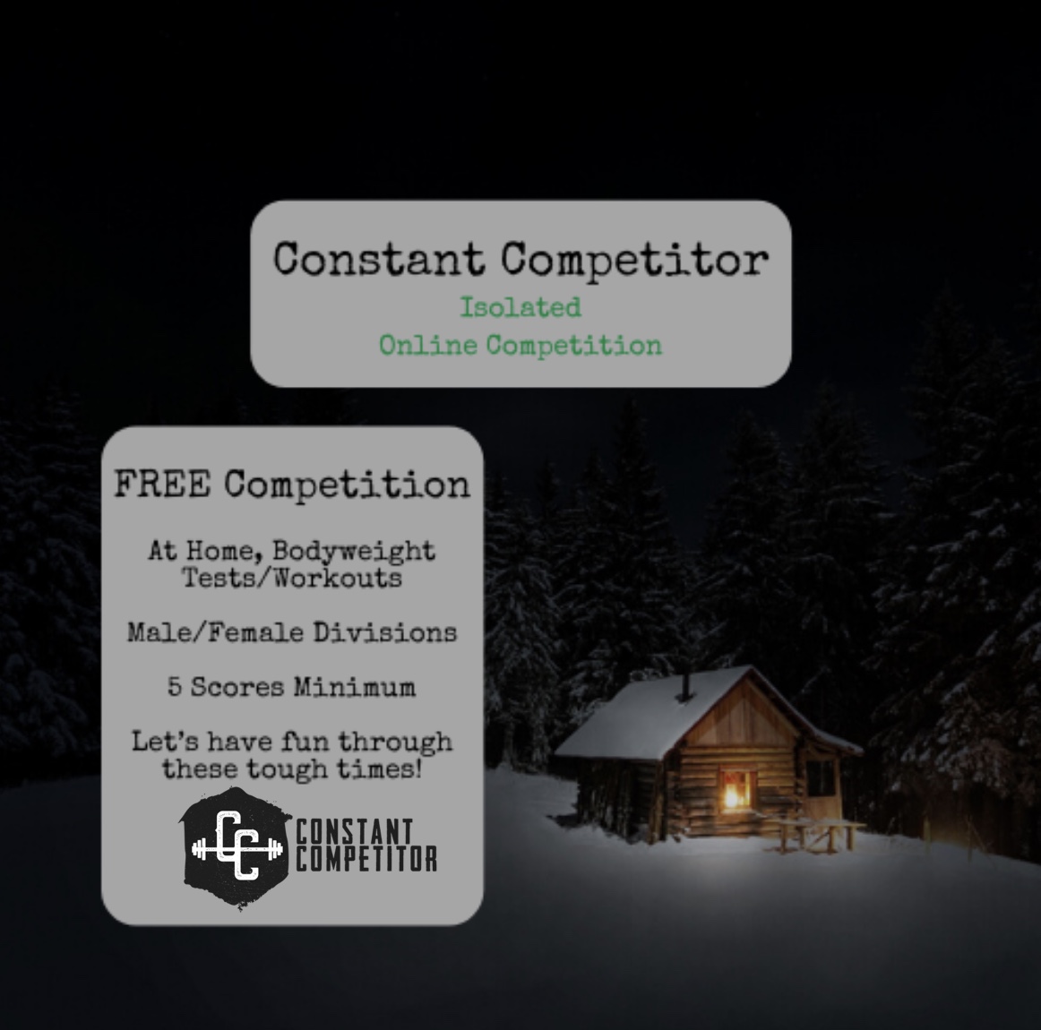 Constant Competitor: FREE *Isolation* Competition logo