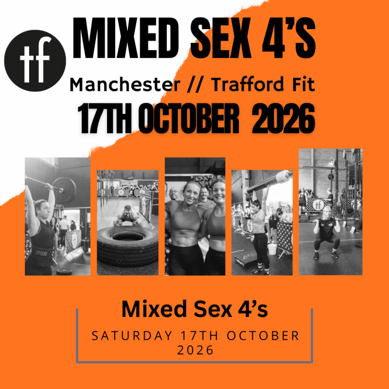 MANCHESTER // MIXED SEX 4'S // TRAFFORD FIT logo