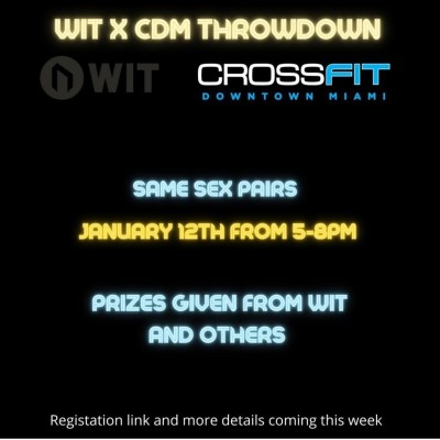 WIT X CDM Throwdown logo