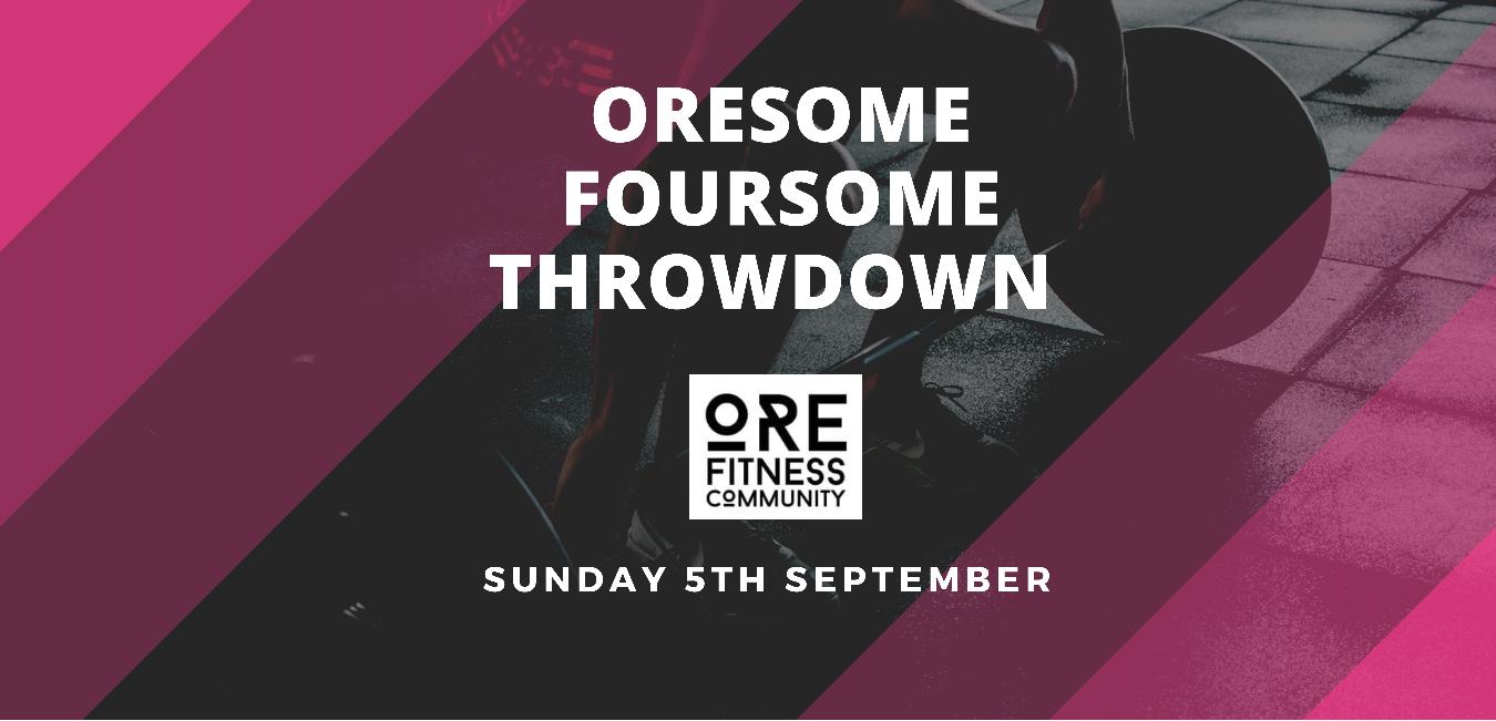 OREsome Foursome Throwdown logo