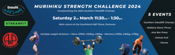 2024 Murihiku Strength Challenge logo