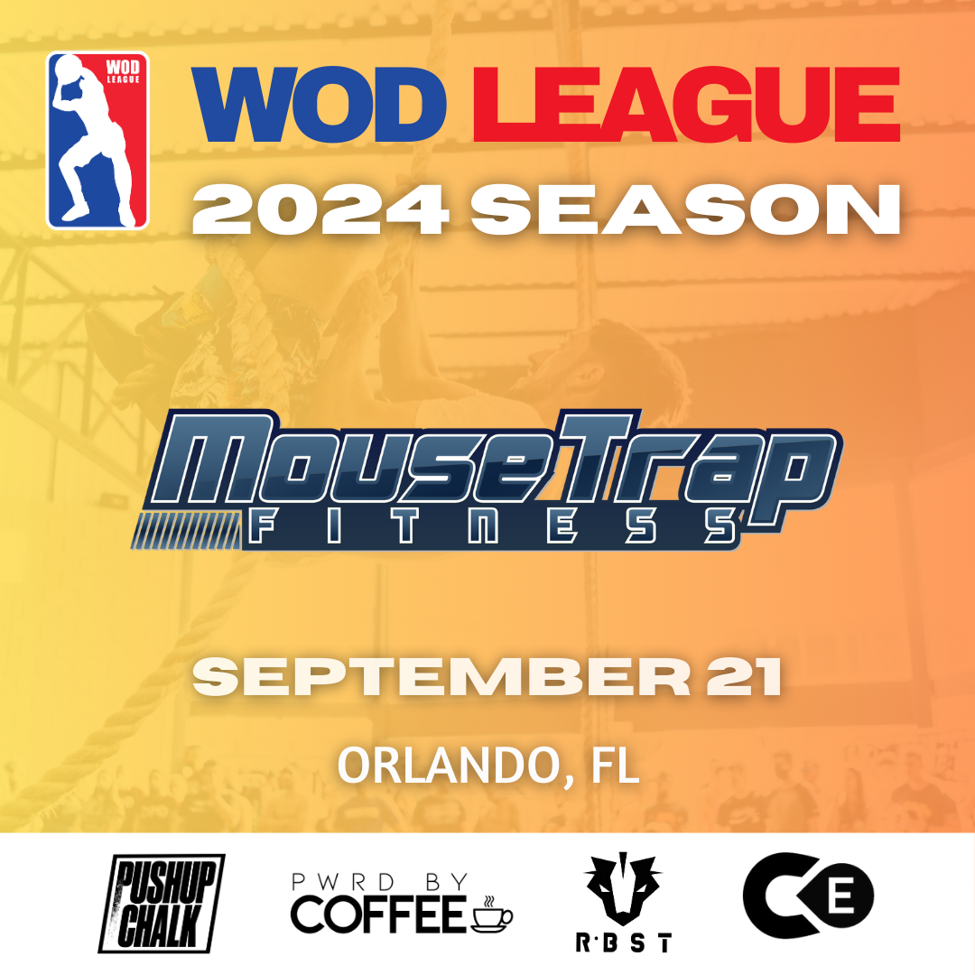 WOD League 2024 @ Mouse Trap Fitness logo