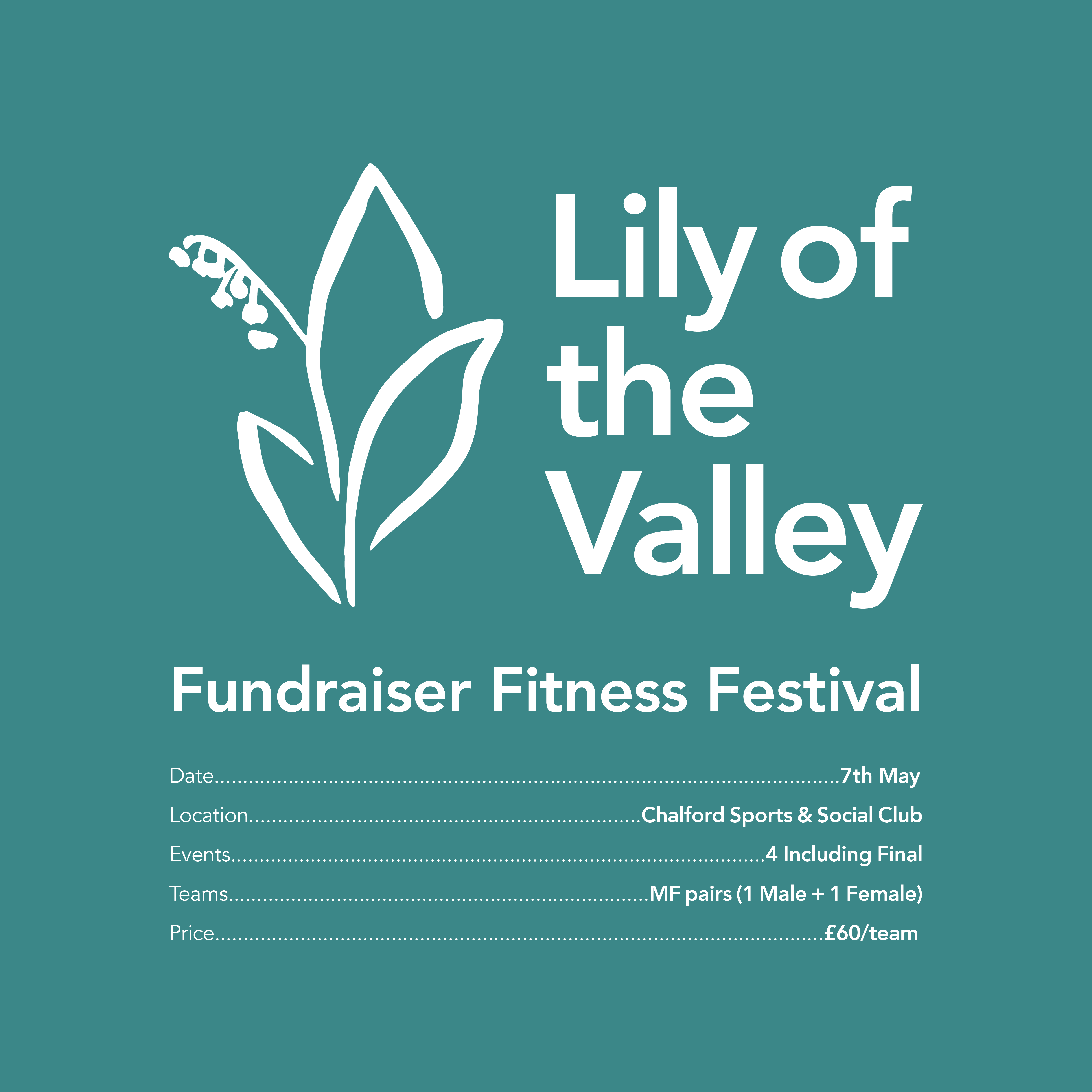 Lily of the Valley Fundraiser Fitness Festival logo