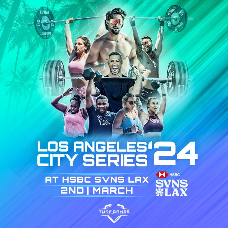 TURF GAMES LOS ANGELES CITY SERIES logo