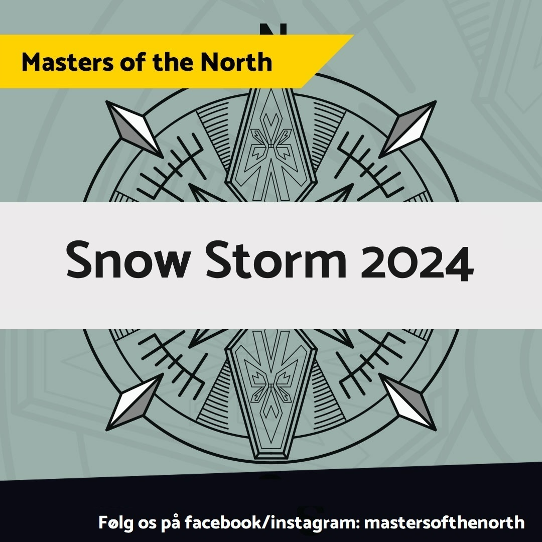 Masters of the North - Snow Storm 2023 logo