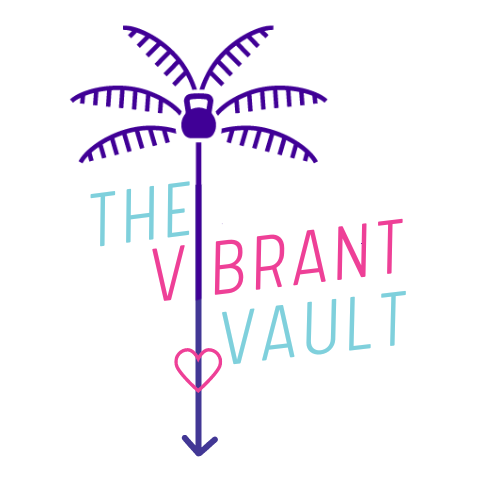 The Vibrant Vault logo