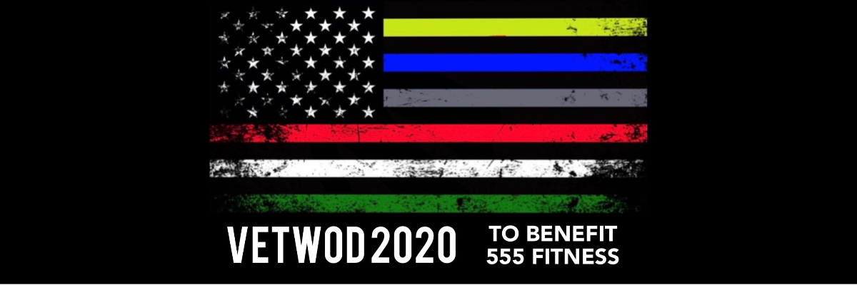 VETWOD 2020 - to benefit 555 Fitness logo