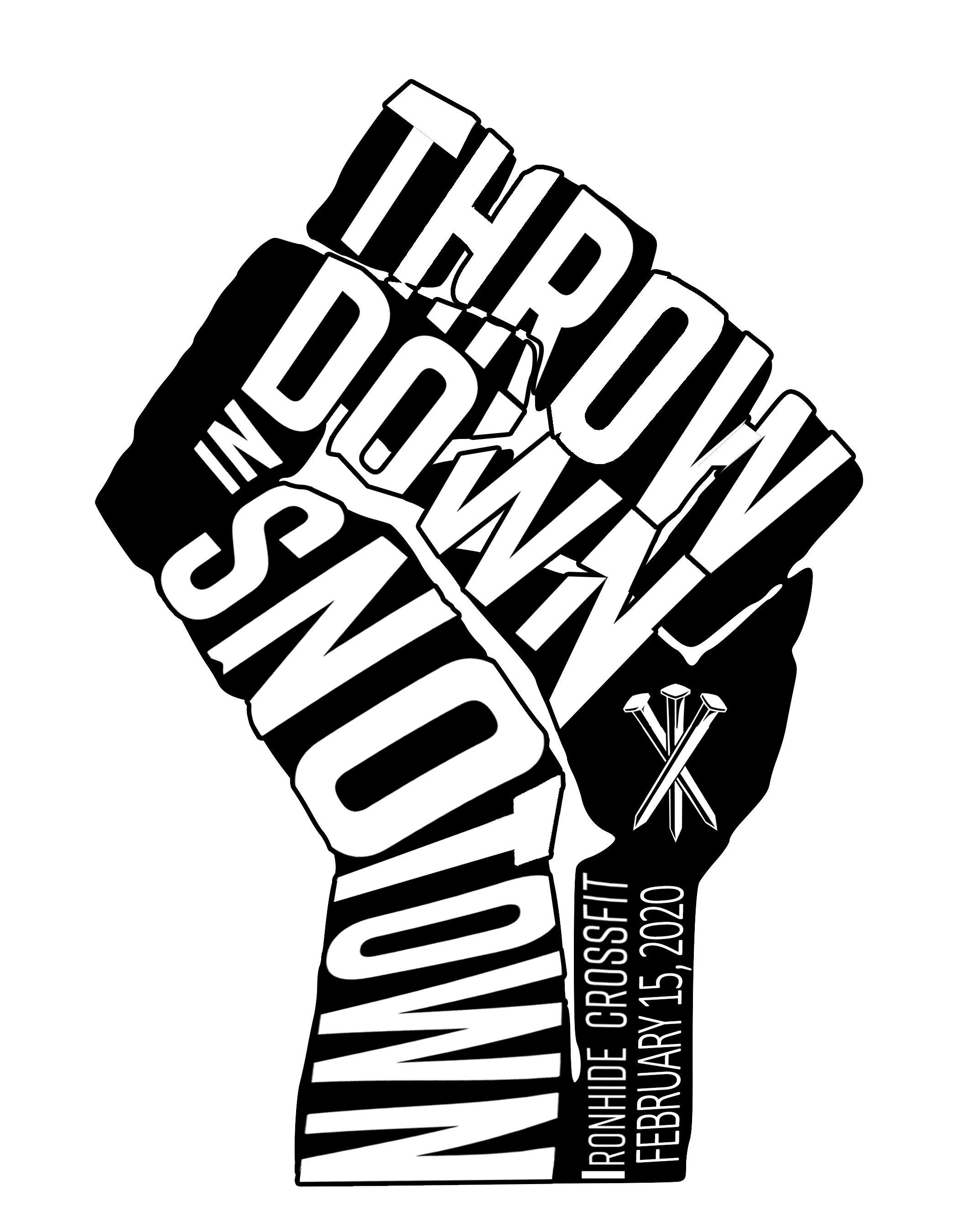 ThrowDown in SnoTown 2023 logo