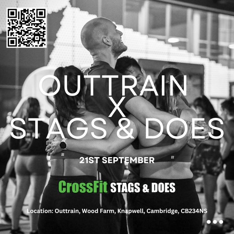 OUTTRAIN X STAGS AND DOES logo