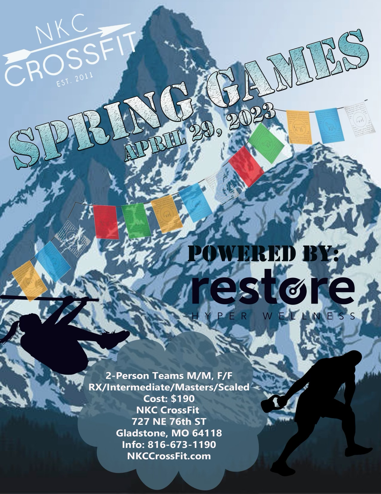 NKC CrossFit Spring Games 2023 logo