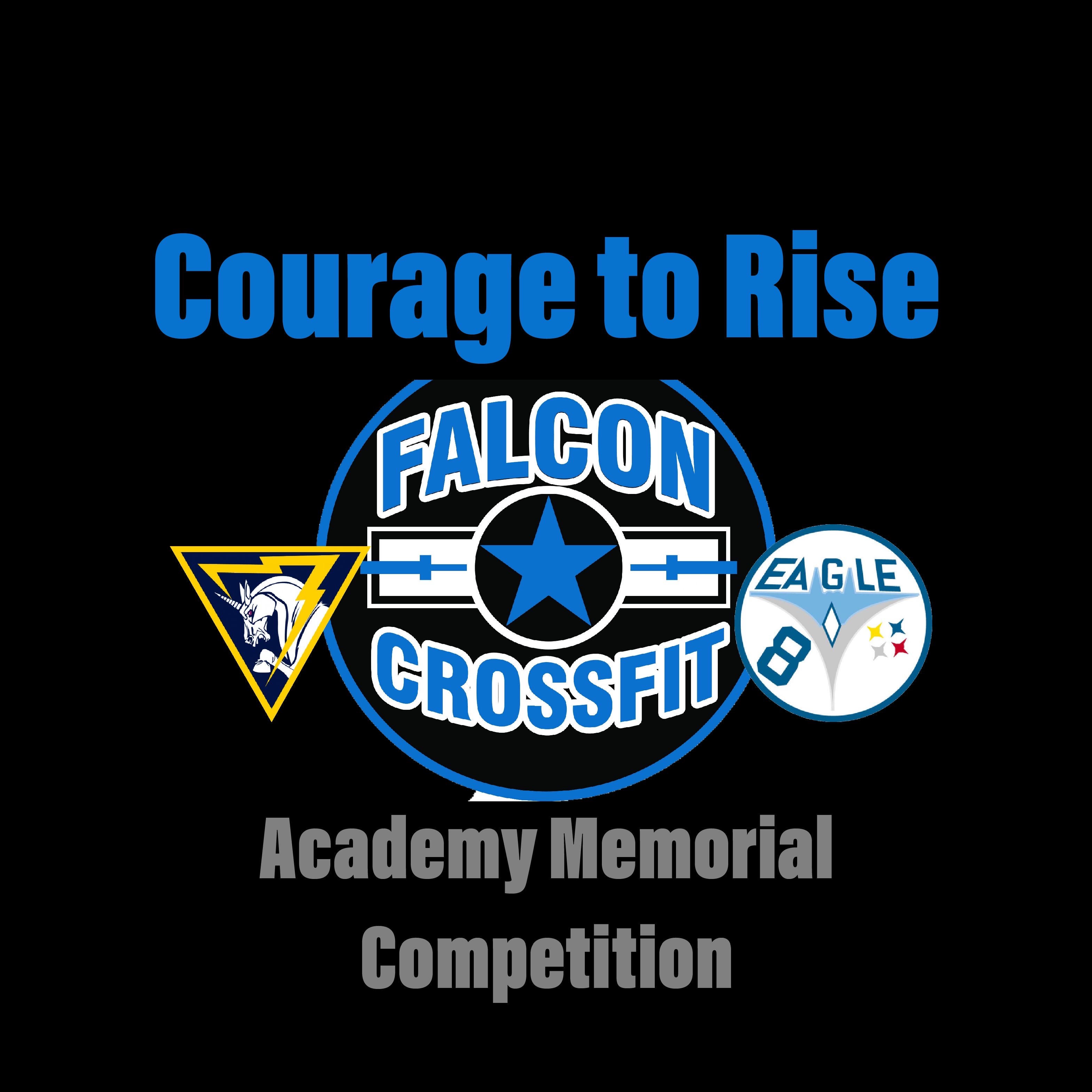 Courage to Rise: Academy Memorial Competition logo