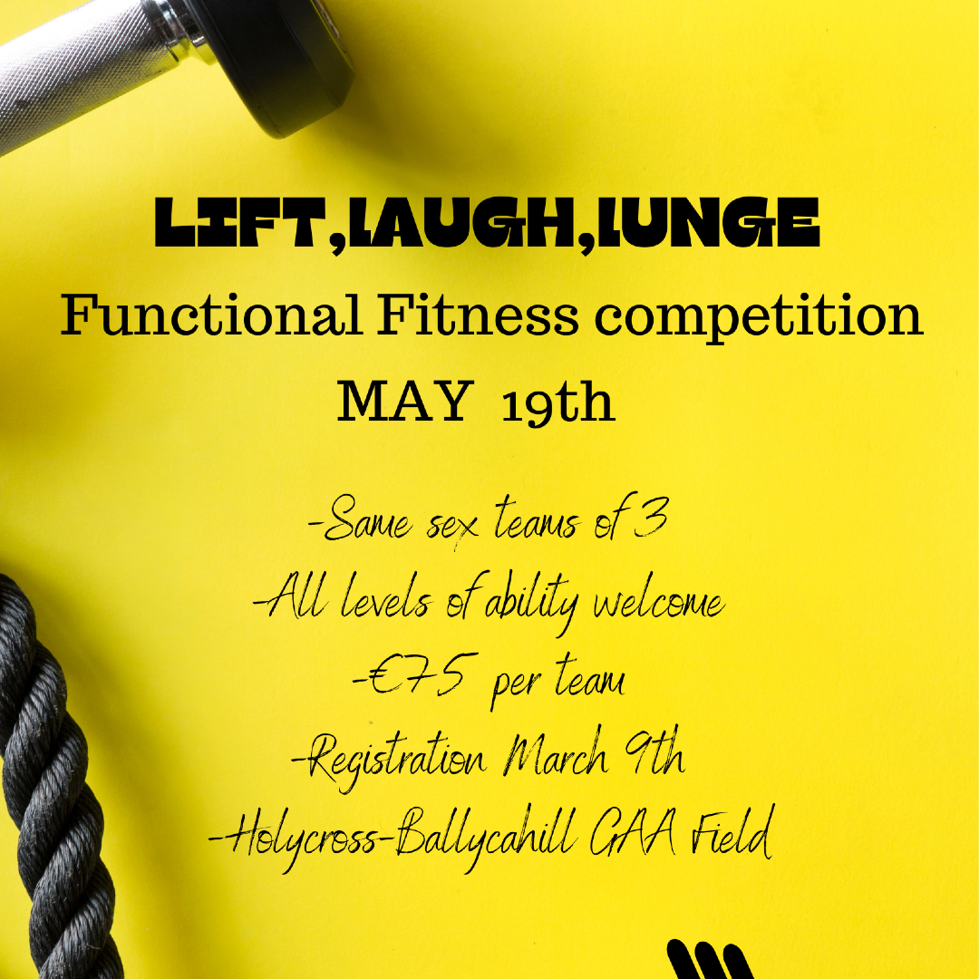 Lift, Laugh, Lunge logo