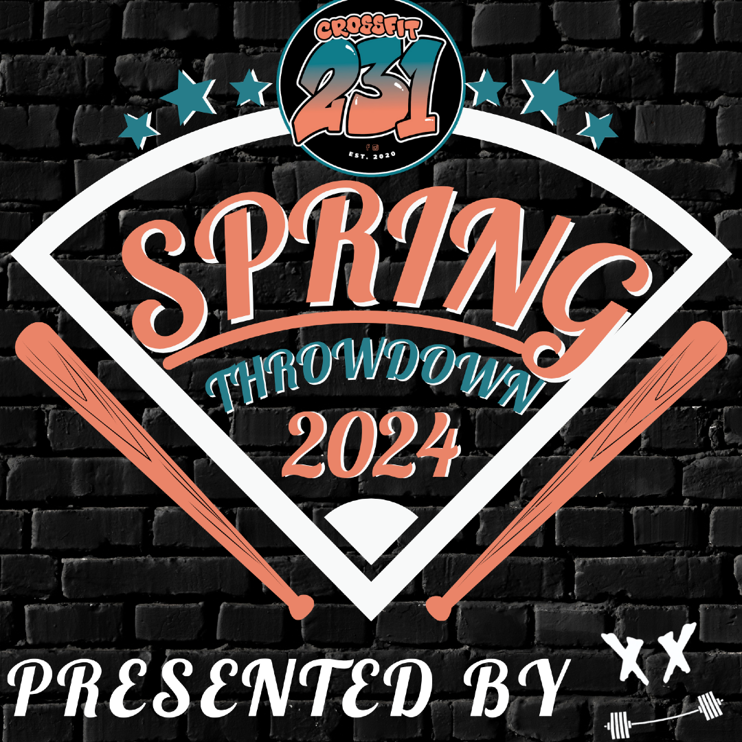CrossFit 231 Spring Throwdown '24: presented by Blackout Barbell logo