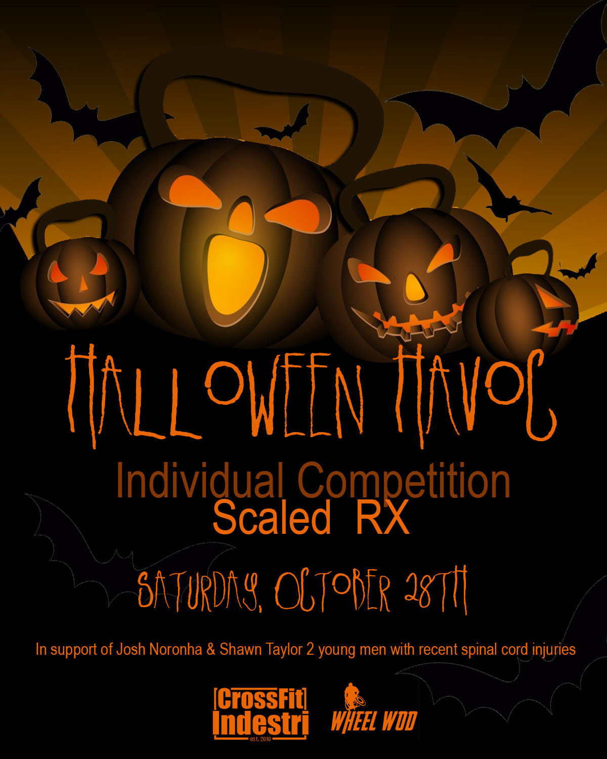 Halloween Havoc WheelWOD Hosted by CrossFit Indestri logo