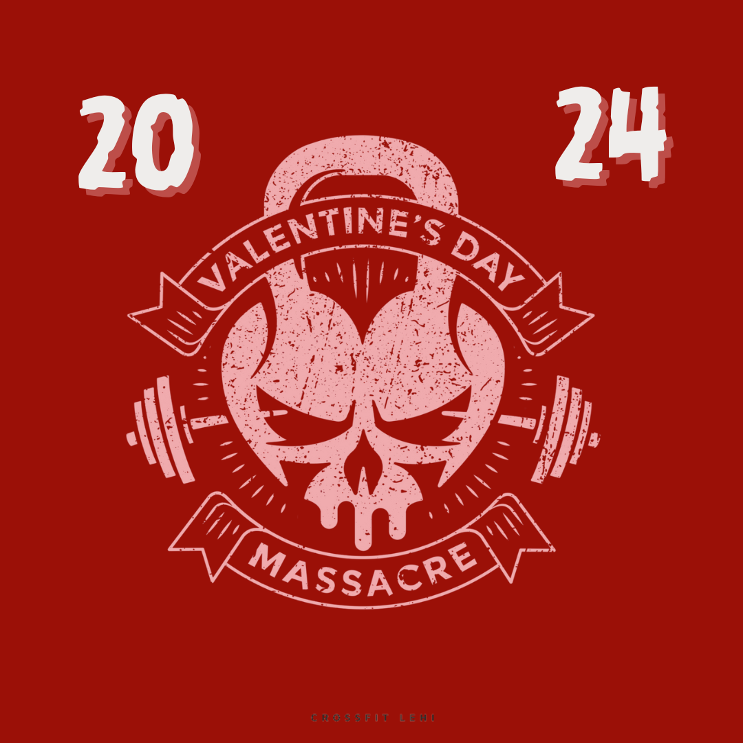 CrossFit Lehi Valentine's Day Massacre logo