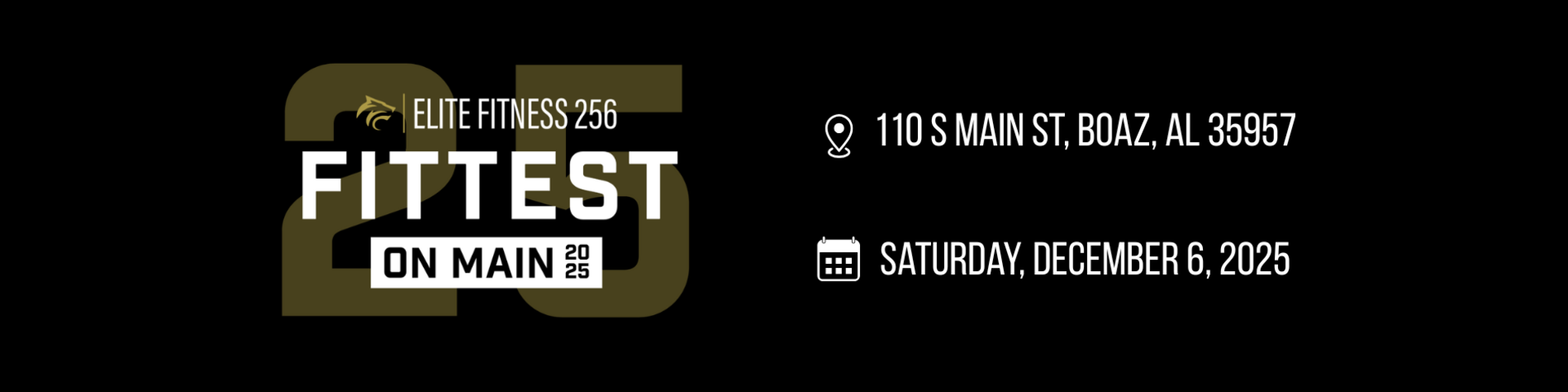 Fittest on Main 2025 logo