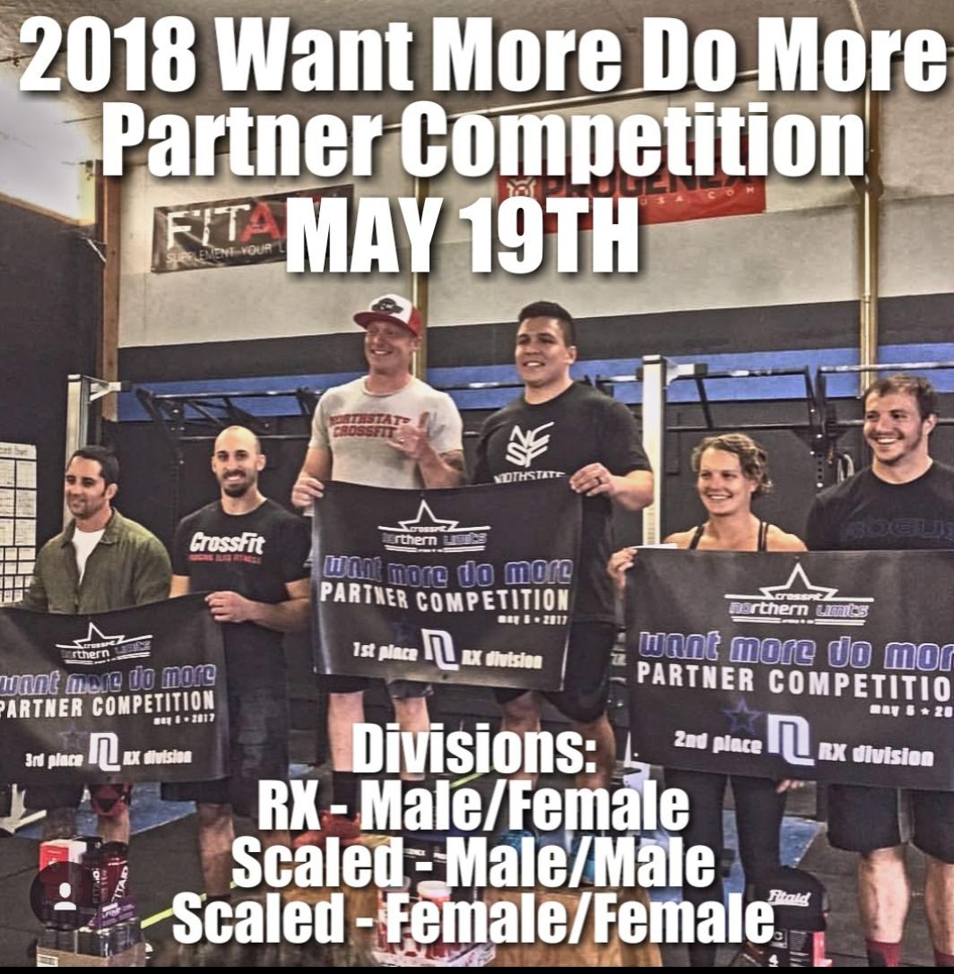 Want More Do More Partner Competition 2018 logo