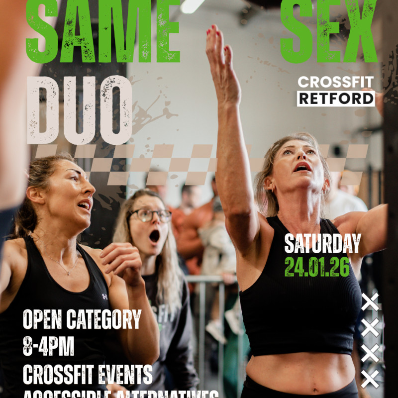 Same Sex 2s - CrossFit Retford logo
