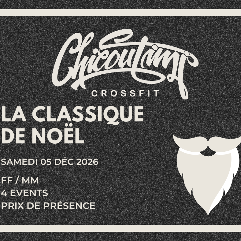 La classique de Noël Crossfit Chicoutimi logo