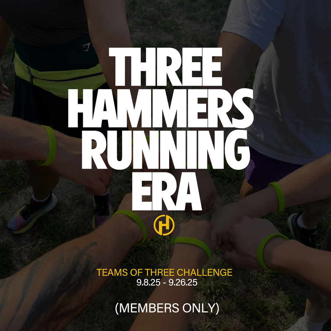 THREE HAMMERS RUNNING ERA  logo