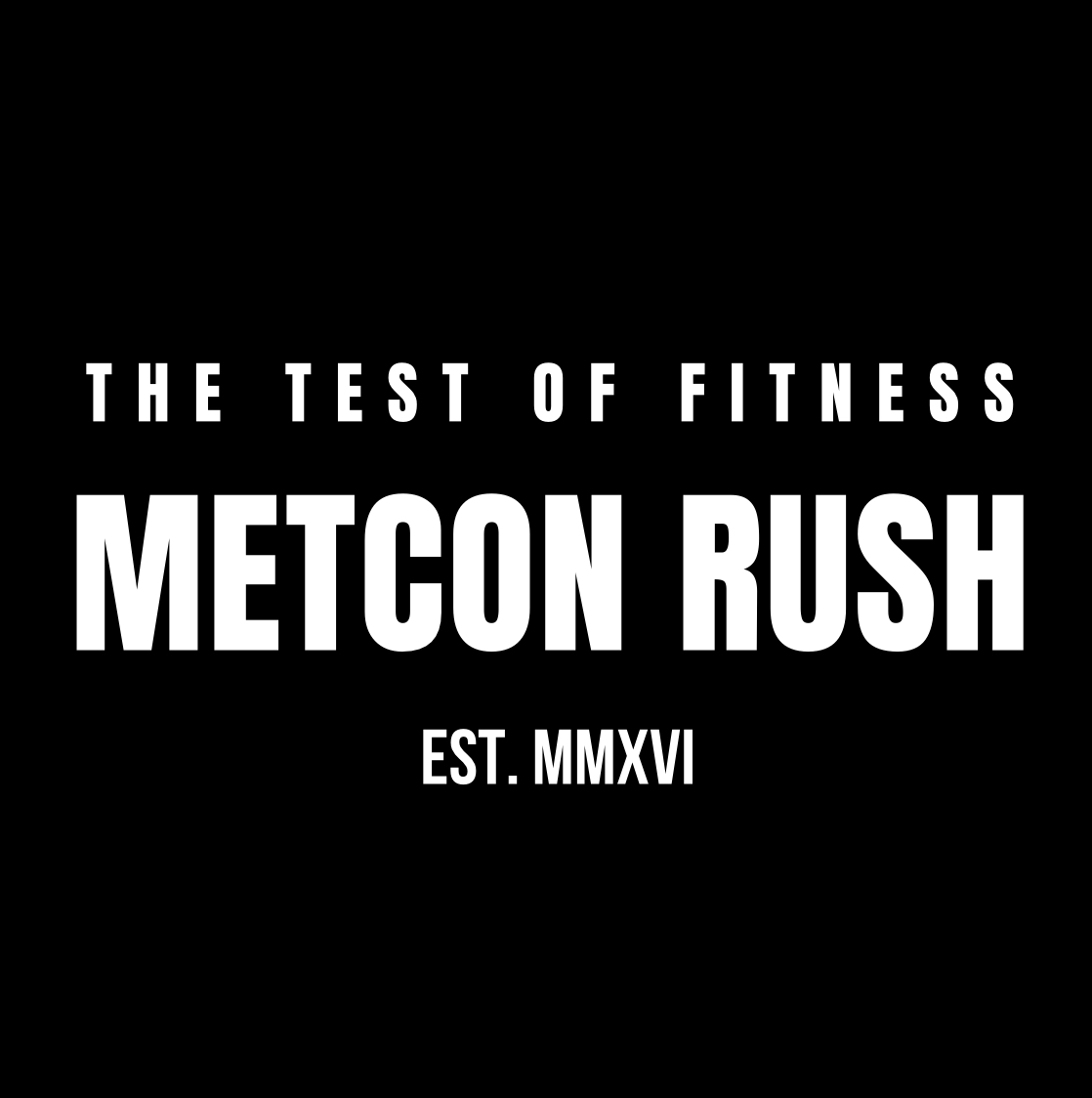 METCON RUSH: The Test of Fitness logo
