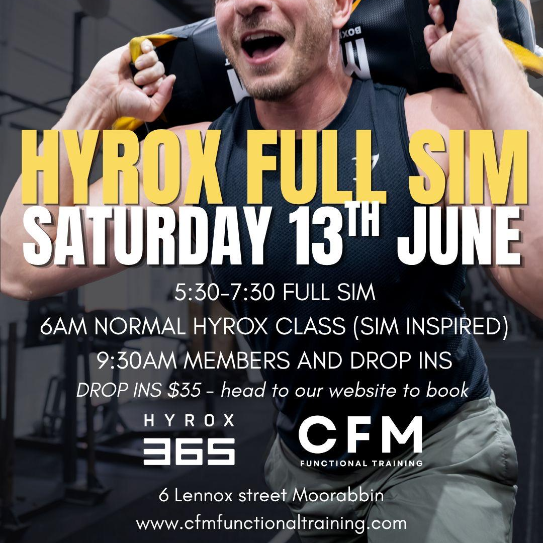 HYROX Full SIM - CFM Functional Training logo
