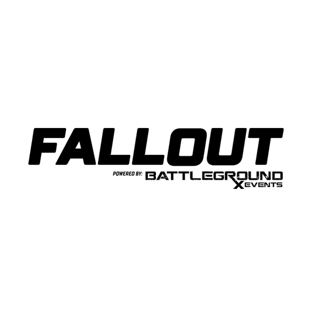 FALLOUT Powered By Battleground Events logo