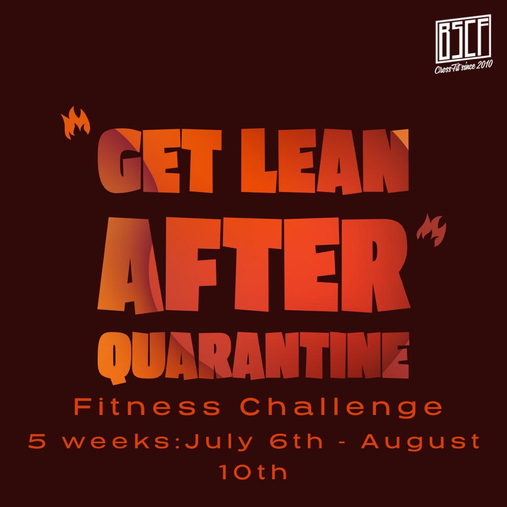 Get Lean After Quarantine @BSCF logo