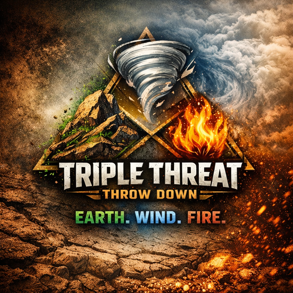 Petram Triple Threat Throwdown & BBQ logo