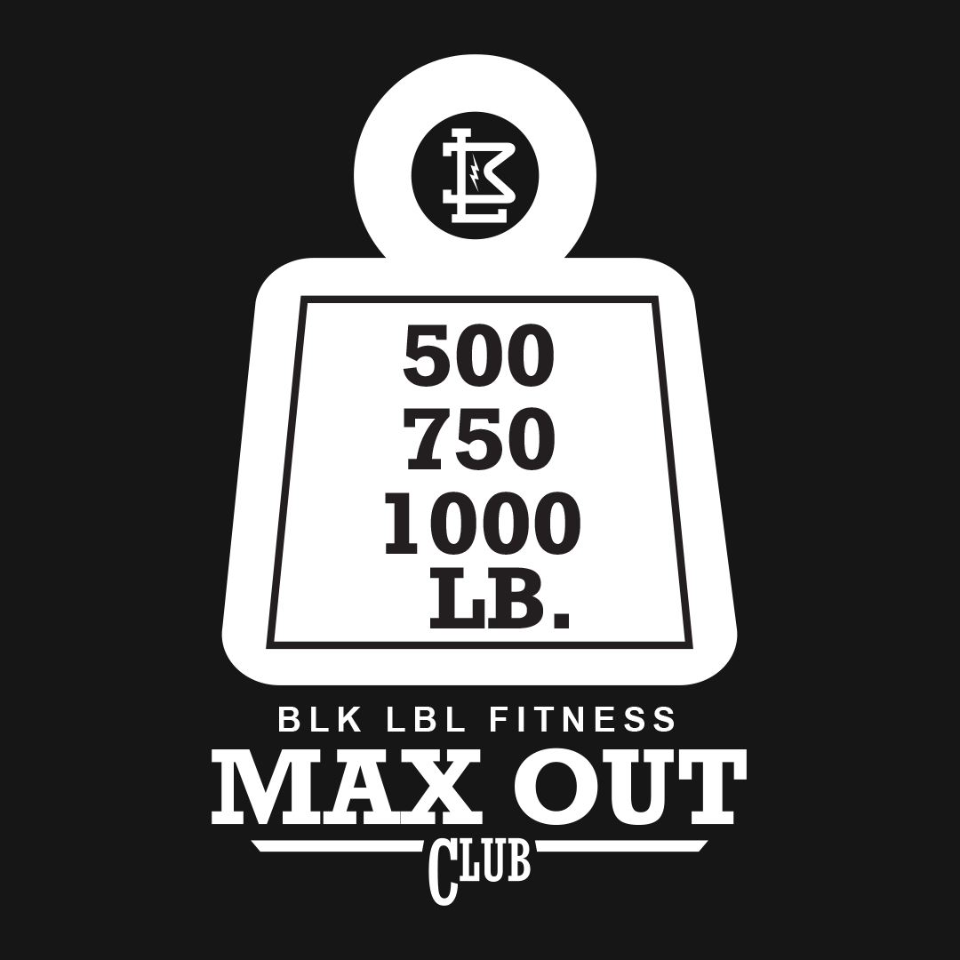 BLK LBL Fitness MAX OUT CLUB logo