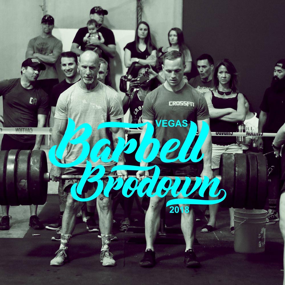 The Vegas Barbell Brodown 2018 logo