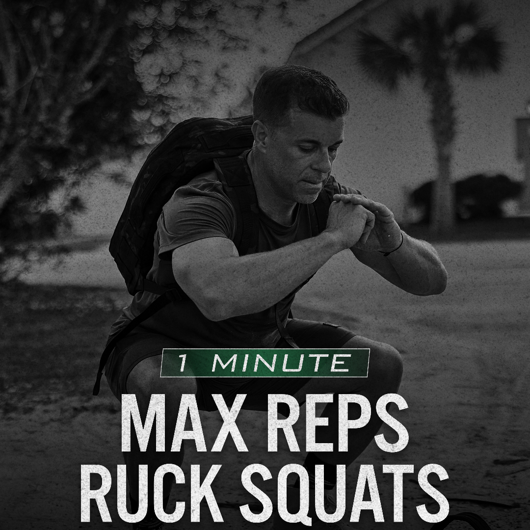 SUPERHUMAN GAMES x GORUCK Ruck Squat Challenge (1 min)  logo