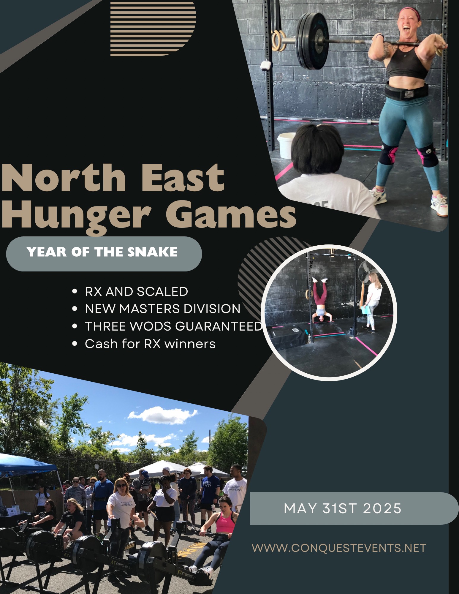 2025 North East Hunger Games: Year of the Snake logo