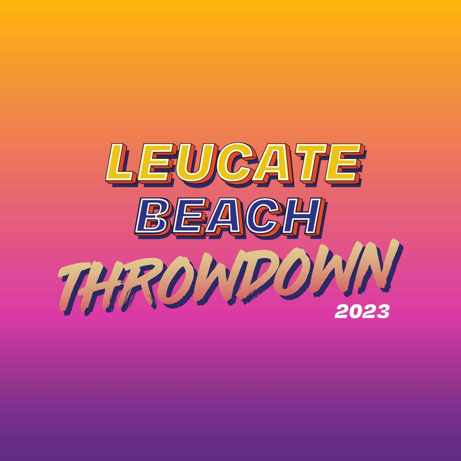 Leucate Beach Throwdown 2023 logo