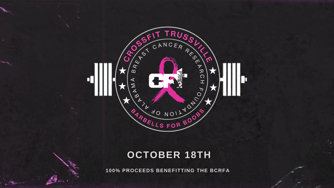 CrossFit Trussville Barbells for Boobs 2025 logo